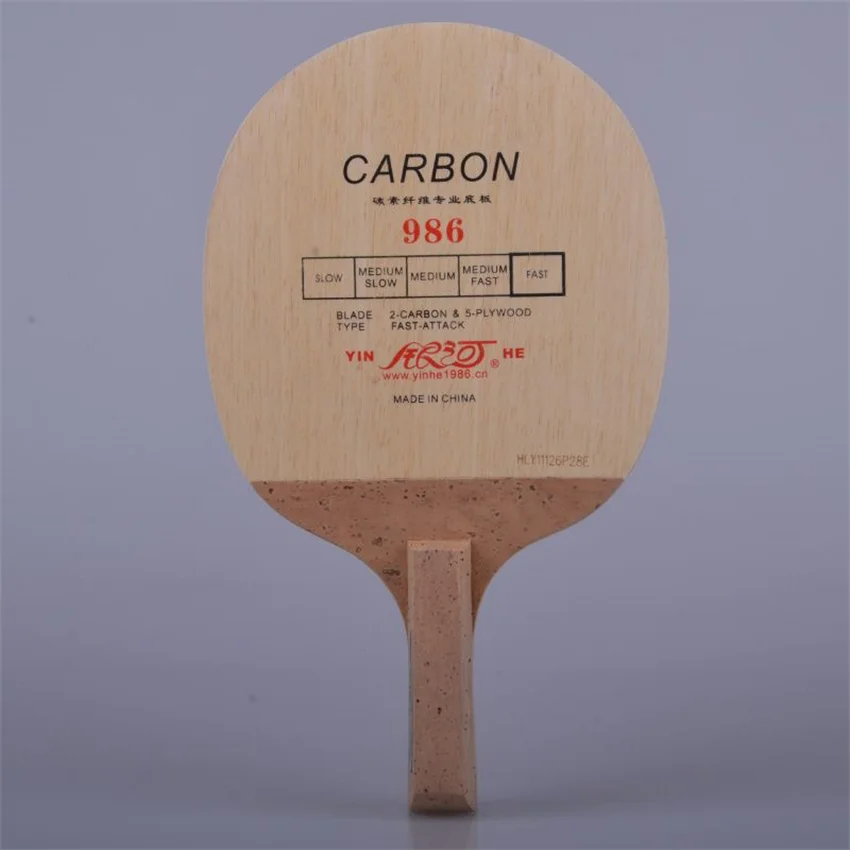 Table Tennis Board Korean Tide Board 986 Carbon Professional Competition 987 Pure Wood Ultra Light Light Board