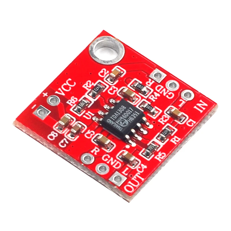 TDA1308 headphone amplifier board amplification module can be used as a power amplifier preamplifier DC DC 3V-6V