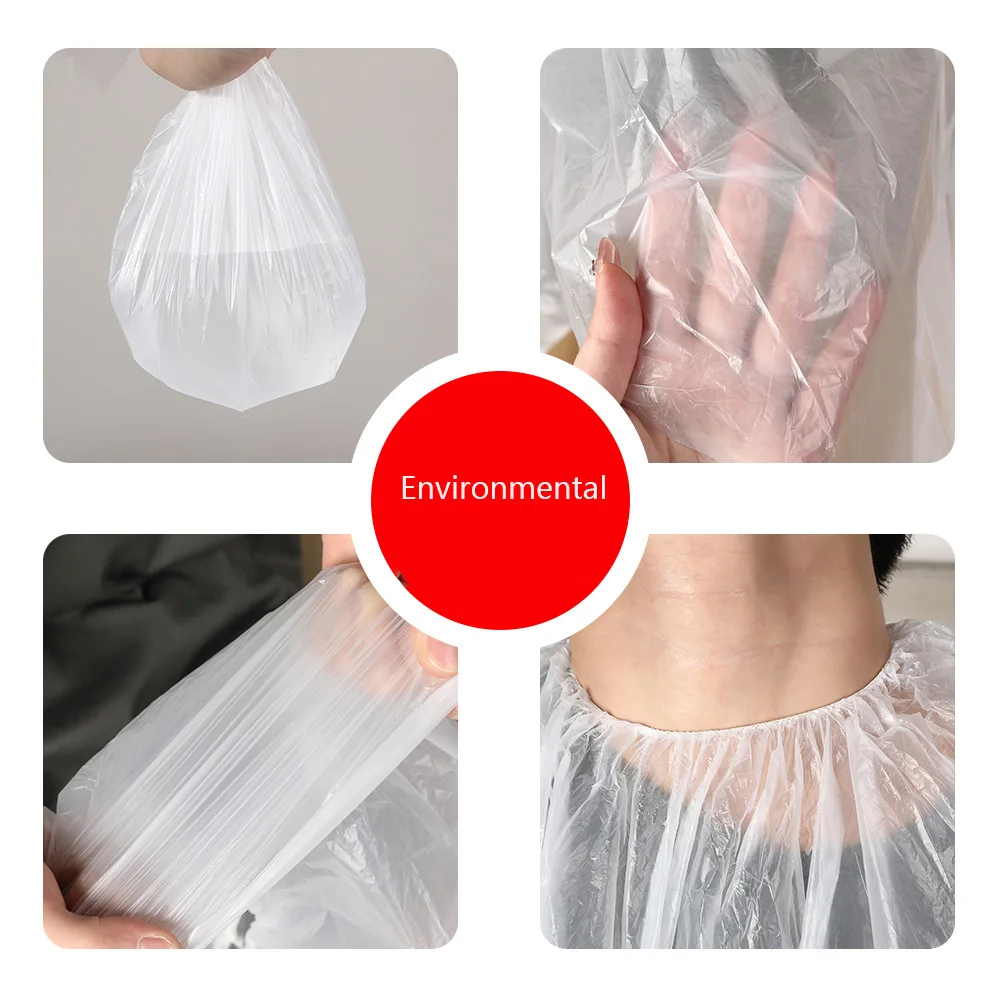 50 قطعة المتاح بيرم الصباغة شال الشعر الرقبة سقف النفط صالون حلاقة خاص مقاوم للماء صالون الشعر قطع مريلة القماش الرؤوس 100cmX100cm #4