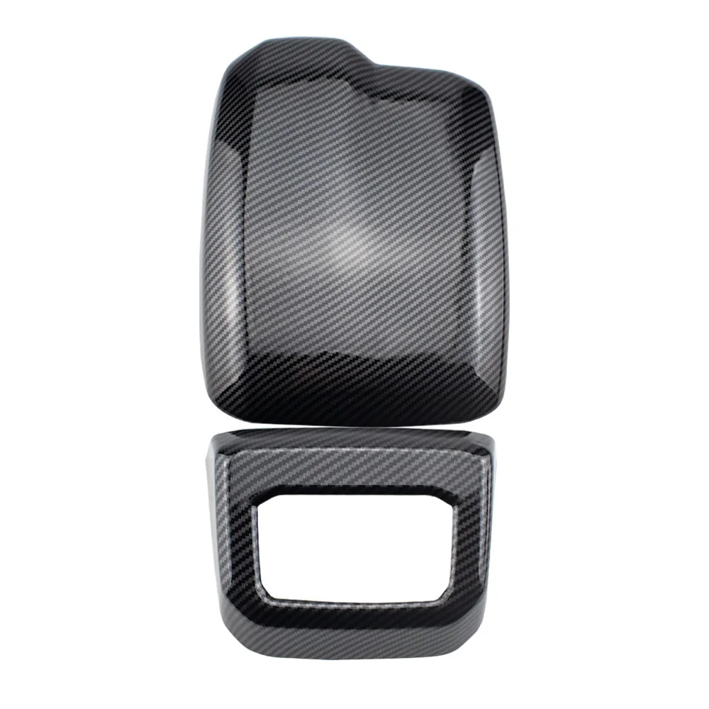 

ABS Storage Box Cap Cover Rear Air Outlet Vent Trim Carbon Fiber Color for Ford Ranger Sport XL XLS 2023