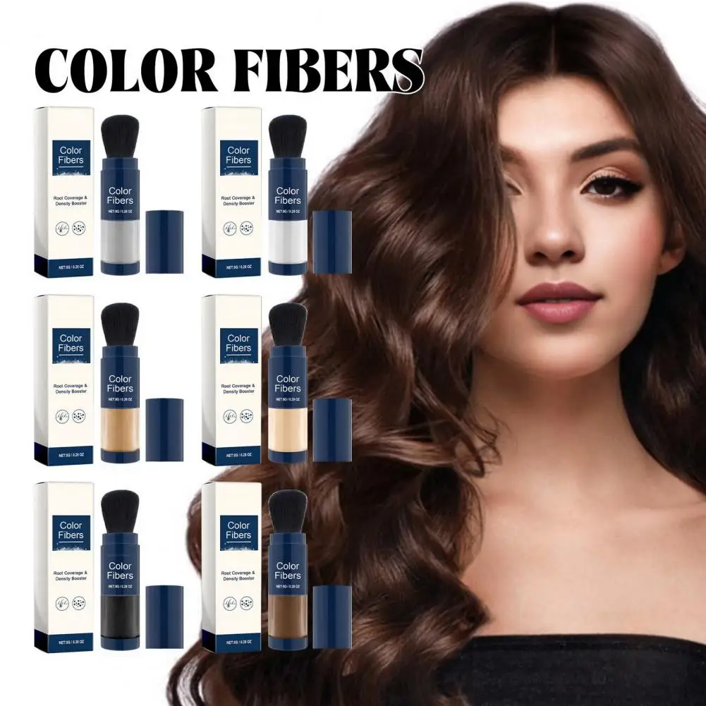 8G Hair Building Fiber Instantly Thicker Hair Loss Concealer Spot Root Cover Up Hairline Fine Thinning Hair Thickener Powder