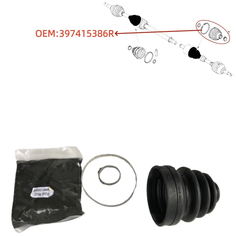 

397415386R подходит для импортированного Renault Koleos, пылезащитный чехол с шаровой клеткой, пылезащитный чехол с половиной вала