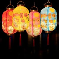 Chinese Style Chinese Style Lantern Traditional Festival Cute Rabbit Festival Antique Lantern Good Luck Portable