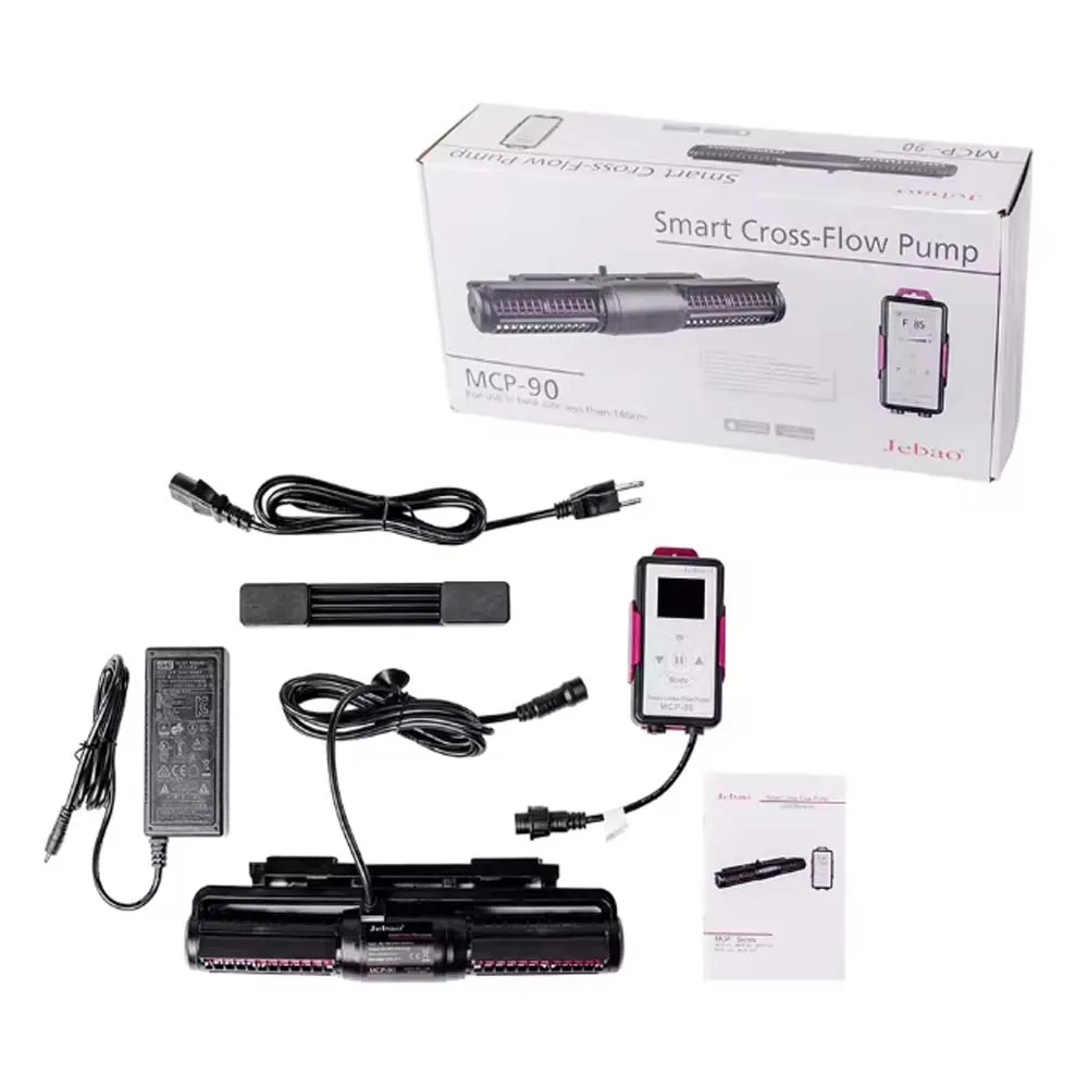 

Jebao MCP Series Aquarium Smart Wave Pump Adjustable Water Flow Direction 5 Modes with WiFi LCD Controller for Fish Tanks