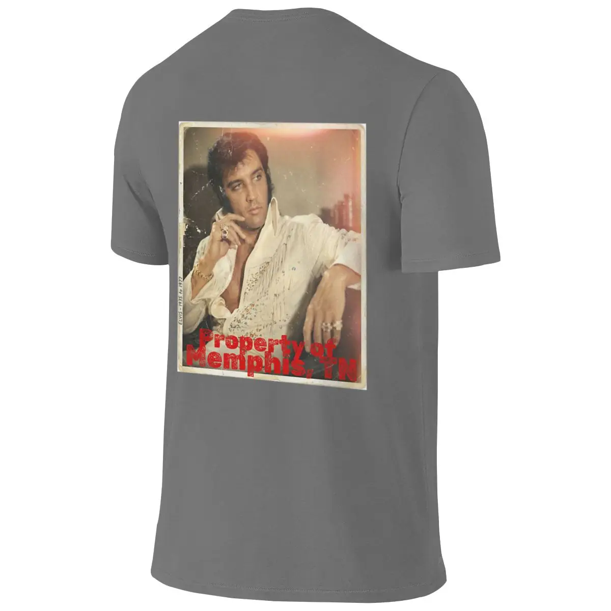 Property Of Memphis TN Casual Reversible T-shirt Sports Leisure Soft Tones Tee