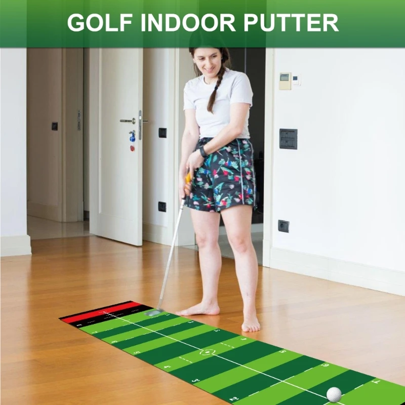 652D Golfs Putting Green Golfs Accessory Putting Mat for Golfs Practice Putting Mat for Indoor, Golfs Mat Golfs Putting Mat