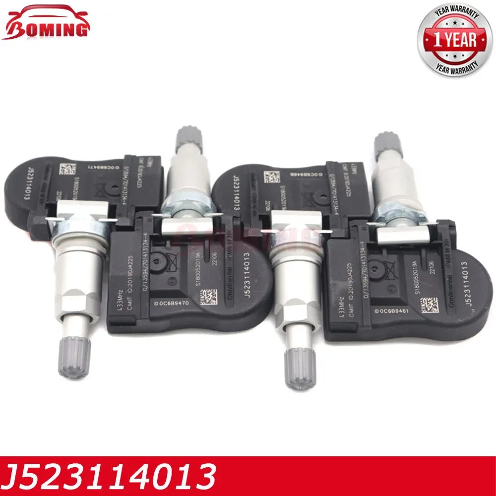 433Mhz J523114013 Car Tire Pressure Monitor TPMS Sensor For QOROS 3 5 COWIN X5 E3 Tiggo 3/3X/3xe/5/7/e GEELY Borui GE EMGRAND GL