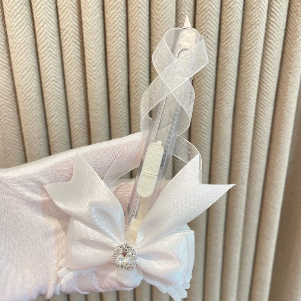 الباليه القوس سكّين متعدّد الاستخدامات لطيف فتاة اكسبرس صندوق القاطع الة قطع الورق طالب مدرسة مكتب القرطاسية قطع لوازم DIY بها بنفسك الحرف اليدوية #4