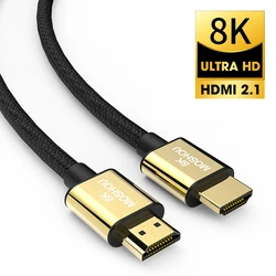 MOSHOU-HDMI-スプリッターケーブル,TVボックスおよびps5用2.1ケーブル,earc hdr10ビデオ,8k,60hz,4k,120hz,48gbps,hdmi2.1