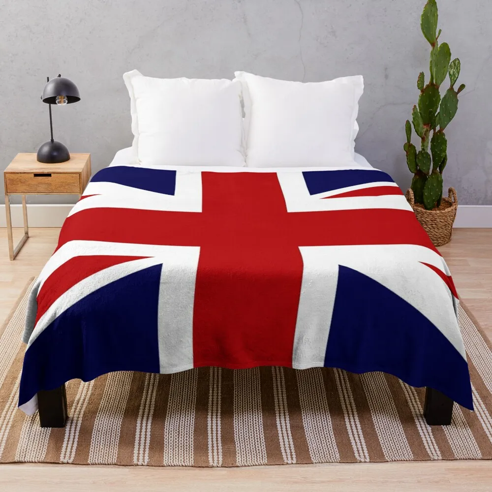 

Union Jack Flag of the UK Throw Blanket Blankets For Bed Tourist Blanket Sofas Retro Blankets Thermal Blanket