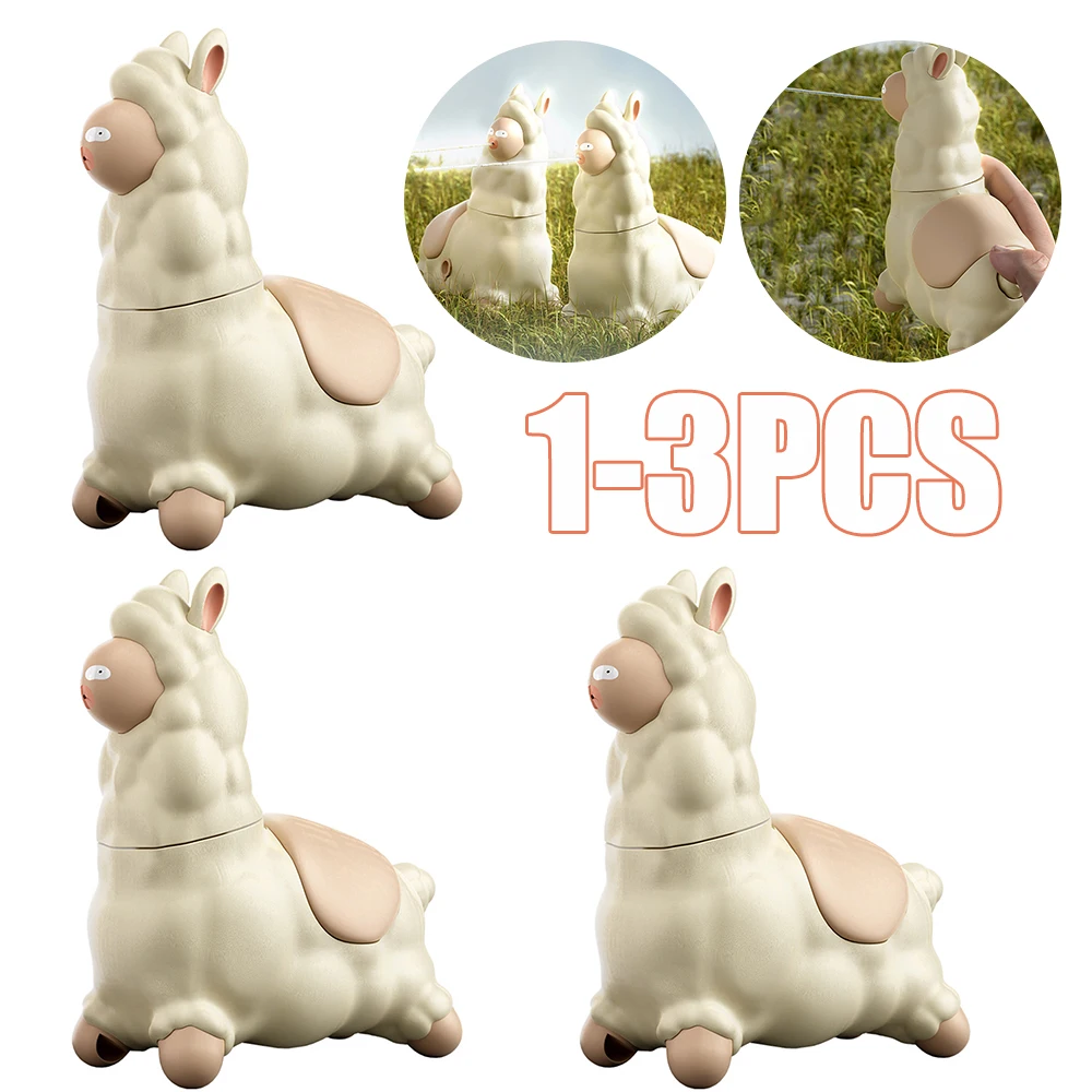 

80ml Spitting Llama Water Toy Squirt Gun 8-10 meters Alpaca Interactive Water Sprayer with Head-Shaking for Summer Backyard