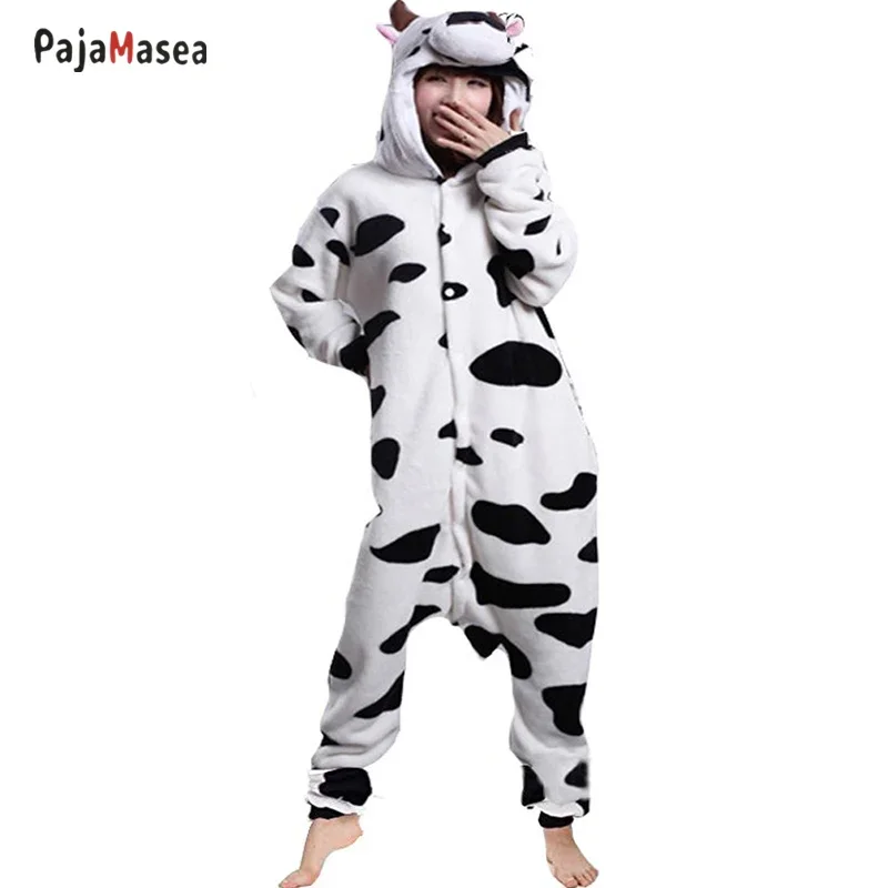 Pijamas de vaca de anime unisex para adultos, ropa de cosplay de Halloween, Mono de fiesta de disfraces, mono de mapache, mono Kigurumi