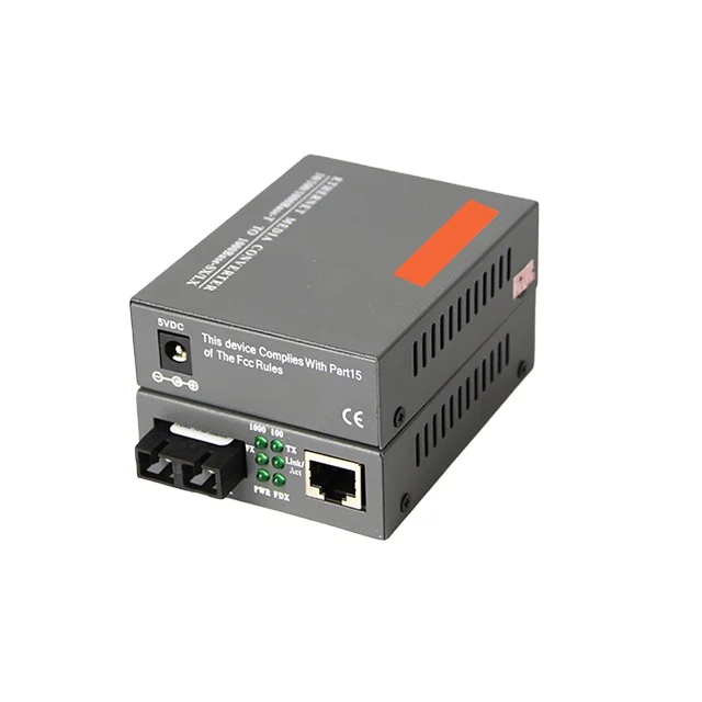 MM Duplex Fiber FTTH HTB-GS03 Netlink Fiber Media Converter Single Mode Single Media Converter Fiber Optic Equipment Wipi Tool