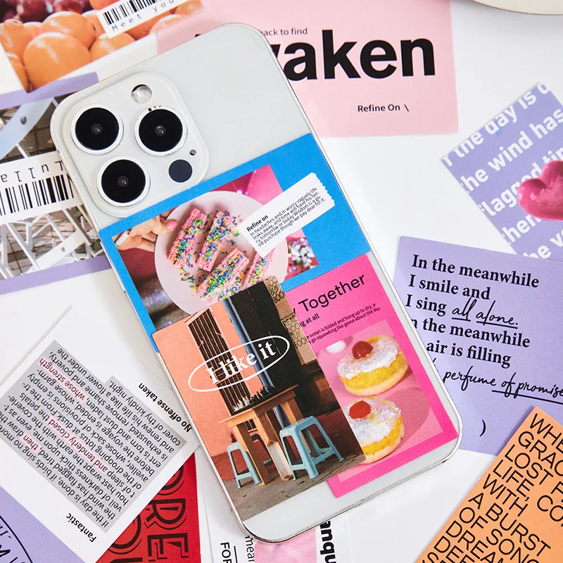 MOHAMM 30 Sheets Fresh Travel Traces Series Sticker Korean Pack Hand Book Material