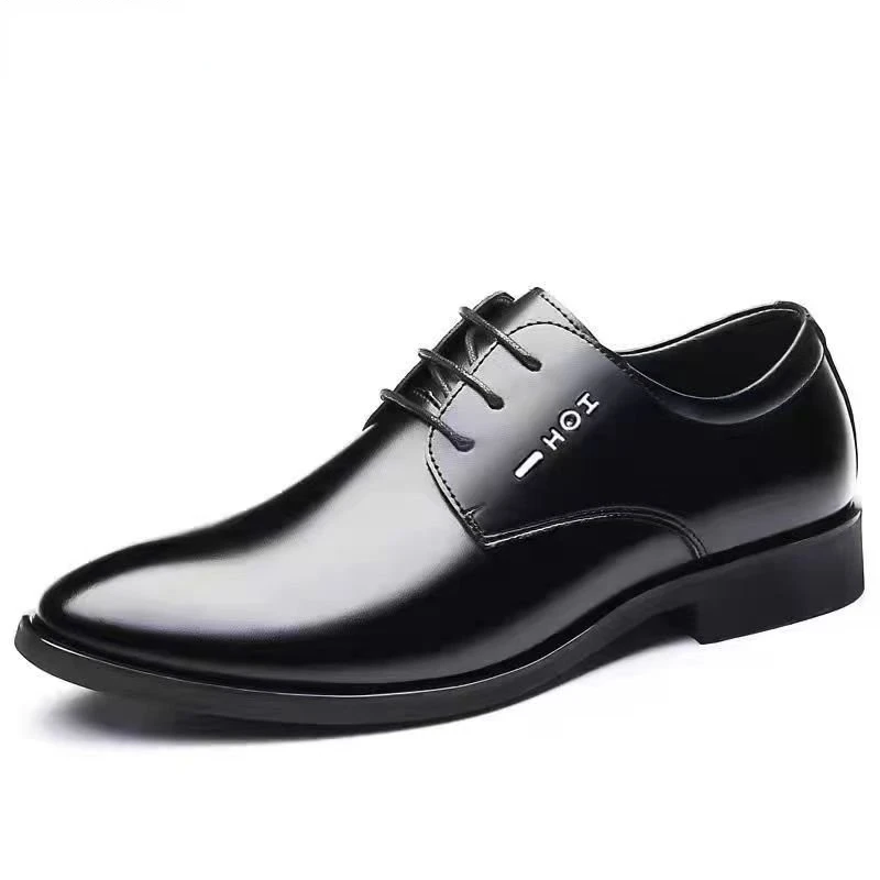 Elegant Men\'s Dress Shoes 2023 Summer Social Shoes Men\'s Fashion Elegant Formal Wedding Shoes Men\'s Set Office Oxford Shoe Men