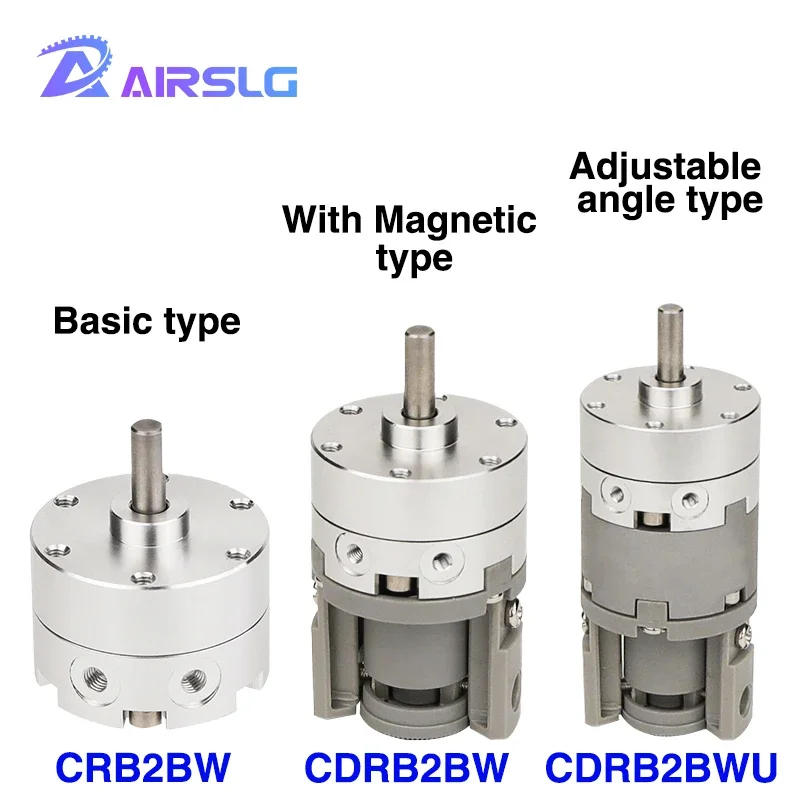 CRB2BW CDRB2BW CDRB2BWU Single blade rotating cylinder 10 15 20 30 40 -90S -180S -270S Pneumatic Rotary Actuator CDRB2BWU-20-90S