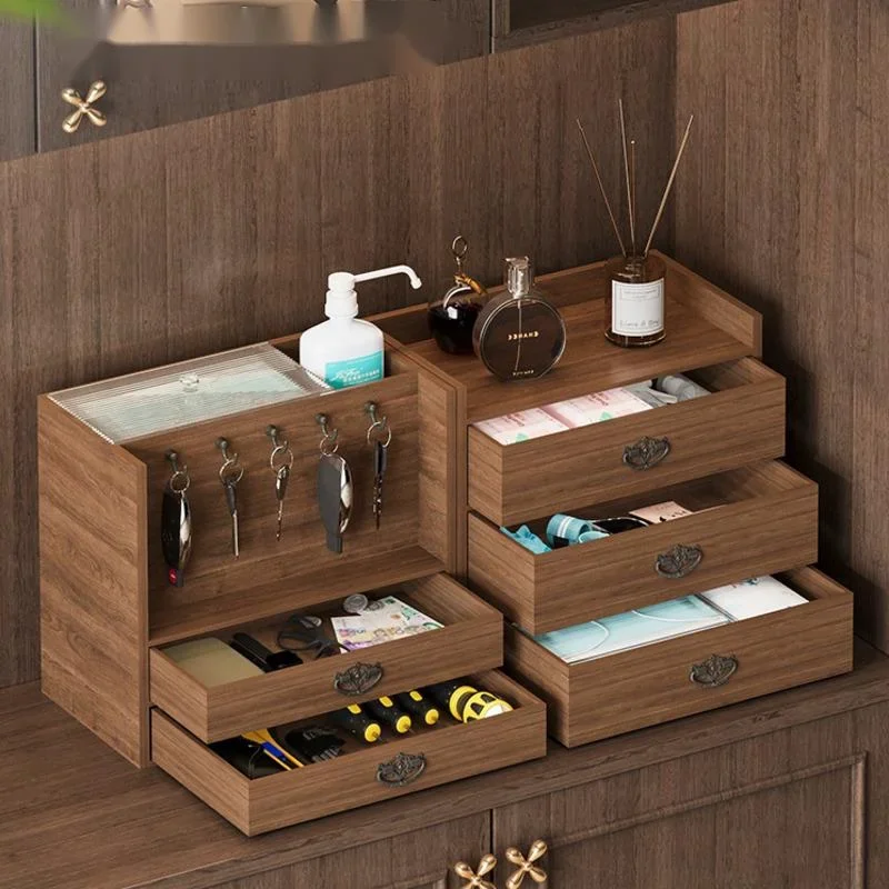 

Multi-functional Porch Debris Organizer Box Desktop Key Mask Organize Rack Household Bathroom Cosmetics Storage Drawer