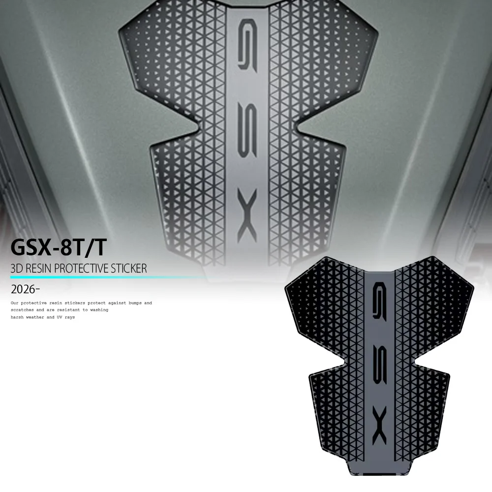 

For GSX-8T/T 2026 Motorcycle Accessories Tank Pad Protector 3D Epoxy Resin Sticker Kit