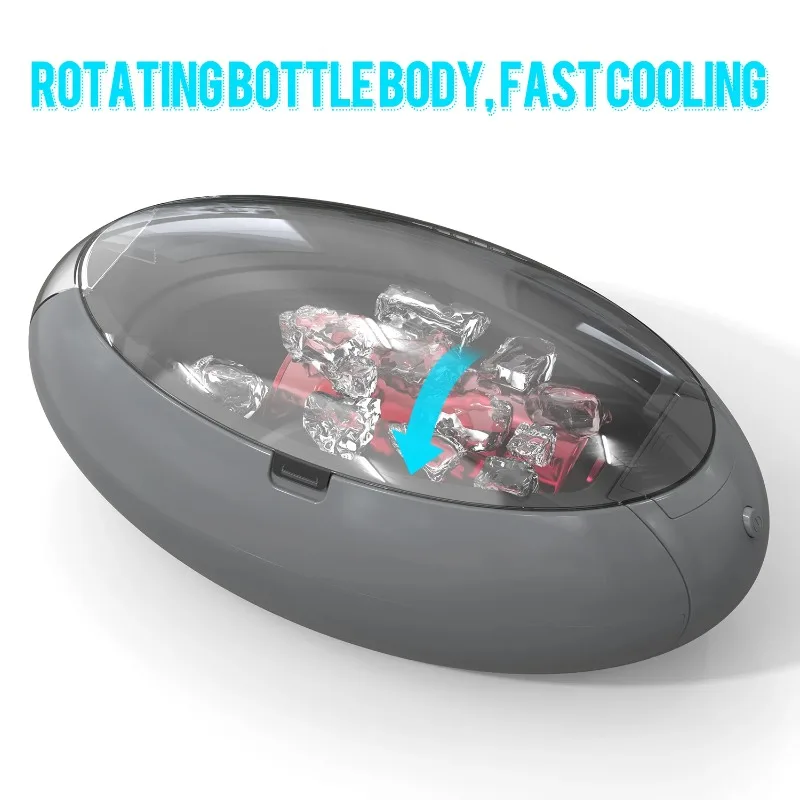 cubos de hielo para bebidas instantáneas y enfriadores de bebidas para latas y botellas, ideales para bebidas listas para llevar. Cubos de hielo para bebidas instantáneas y enfriadores de bebidas para latas y botellas, ideales para bebidas listas para llevar. 1