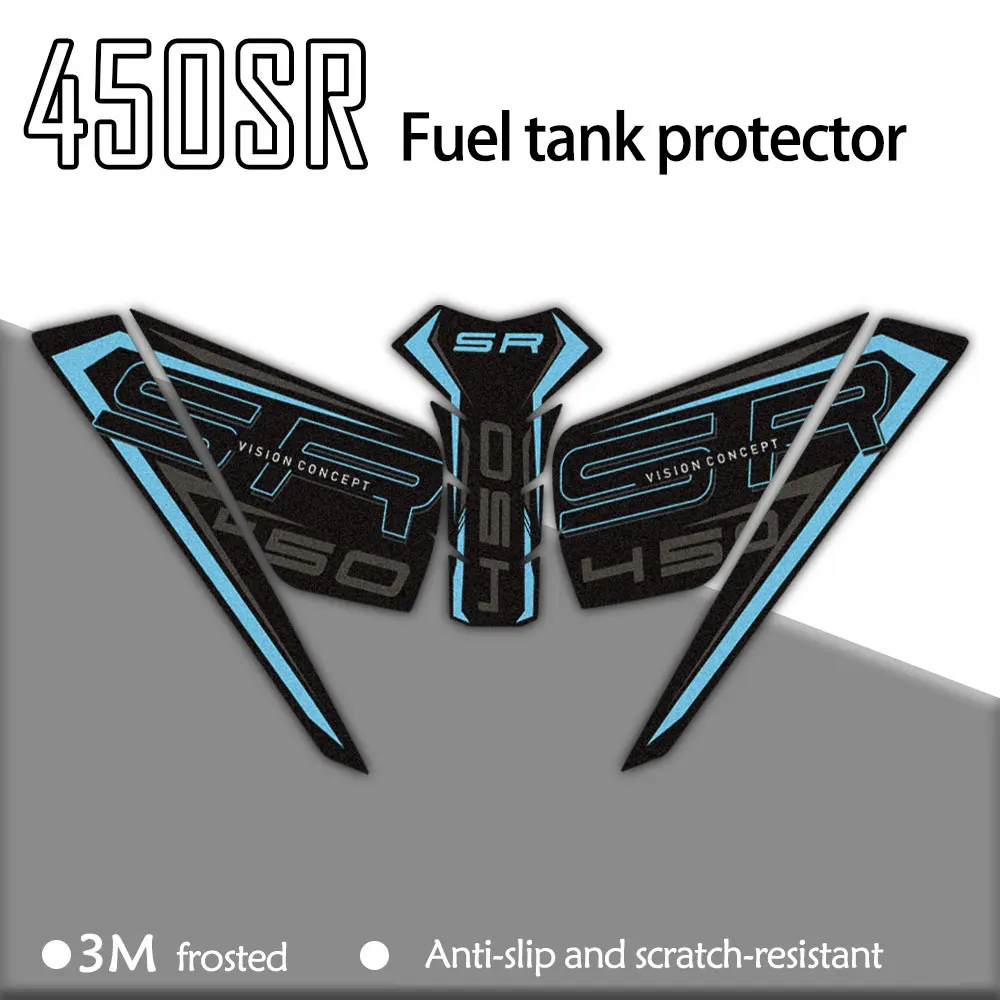 

450SR 3M Frosted Motorcycle Accessories Sticker Decal Kit Fuel Tank Pad Protector Anti slip For CFMOTO 450SR