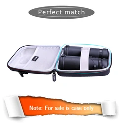 LTGEM Case for 12x42 Powerful Binoculars with Clear Weak Light Vision - Lightweight Binoculars for Birds Watching Hunting Sports