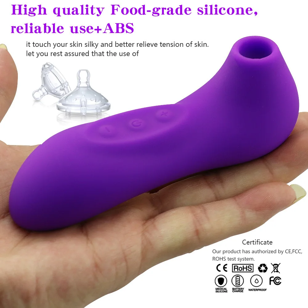 Clitoral Vibrator for Vagina Stimulation Clit Sucker Vibrators Stimulator for Oral Sex Solo Blowjob Nipples Massagers Adult Sex