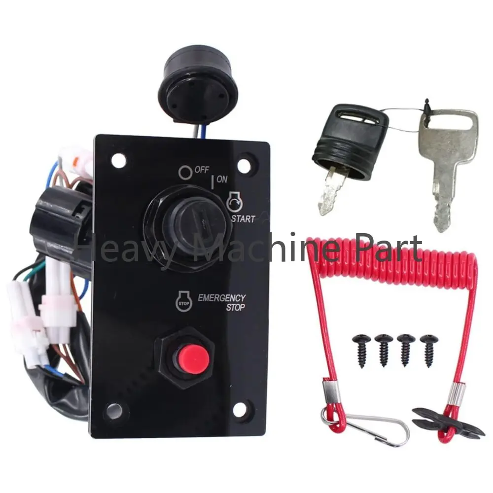 

Ignition Key Switch Panel for Suzuki Outboard Single Engine 37100-96J24 37100-96J27