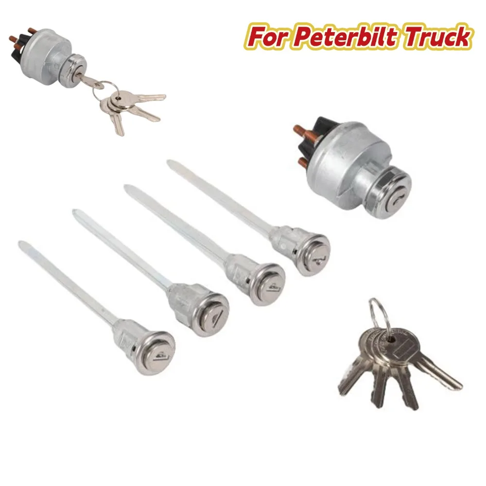 

2308598 Replacement Car Front Left Door Lock Cylinder W/Key Set For Peterbilt Truck Door Lock Cylinder W/2 Keys