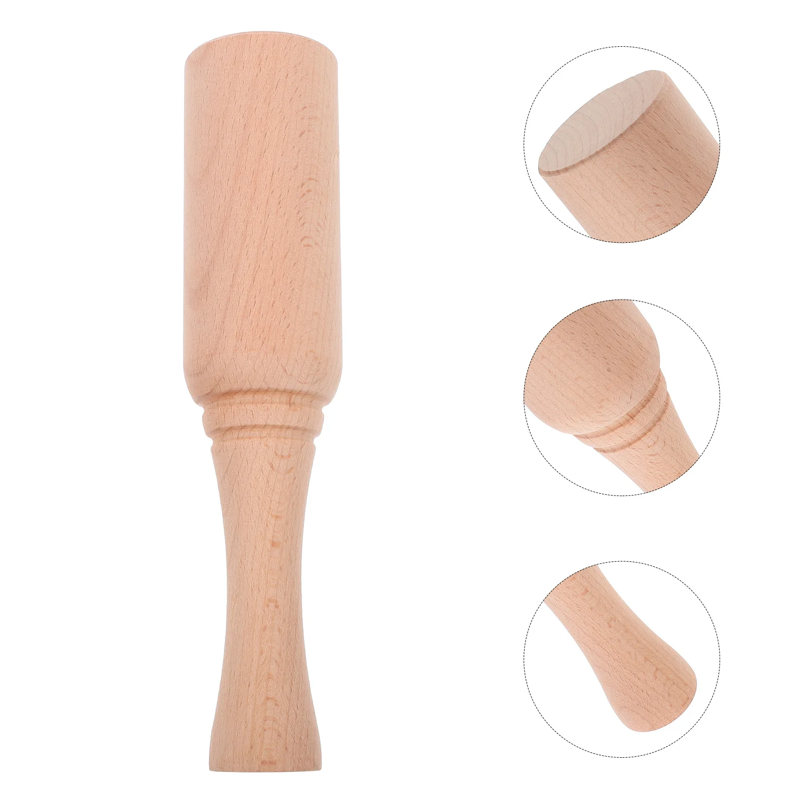 

Wood Crafts Hammer Sturdy Beech Wood Carving Mallet for DIY Leathercraft Woodworking Tools Hand Hammer
