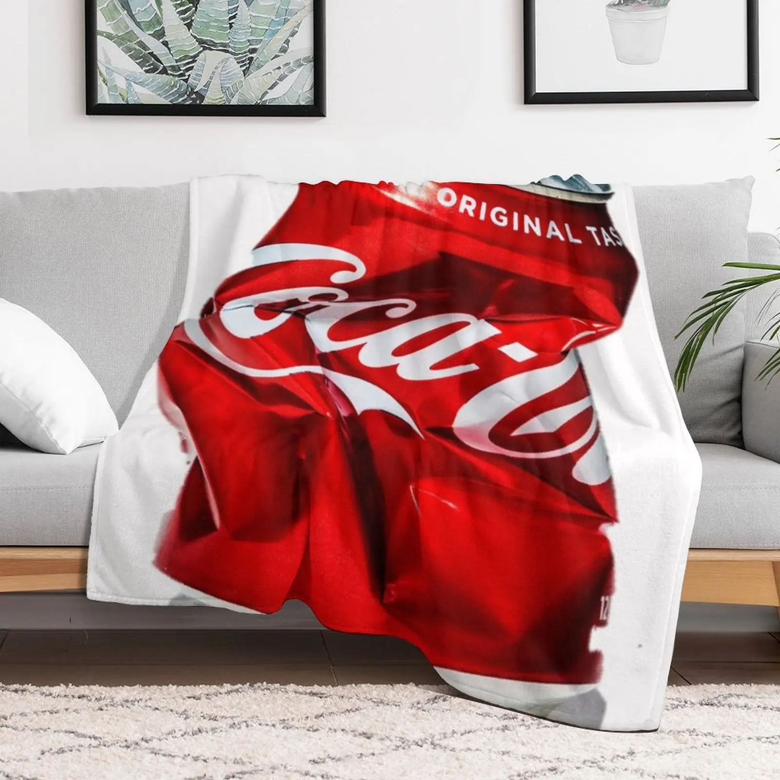 coca-cola Throw Blanket for winter wednesday decorative Blankets