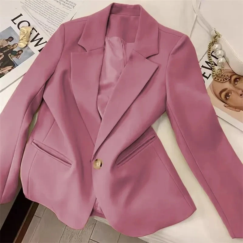 Women Jacket Chic Elegant Casual Sports Ladies Suit Korean Fashion Jacket Women Blazers 2025 New Spring Autumn Female Outerwear