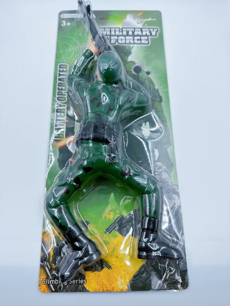 Elektryczne interaktywne zabawki-soldety w stylu militarnym z dźwiękiem i światłem, synergią trybów pracy i efektami iskrzenia, stymulujące wyobraźnię chłopców w wieku 5-12 lat.