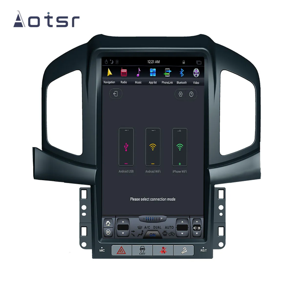 13.6 inch HD Screen For Chevrolet Captiva 2013 2014 2015 2016 2017 Android11  Audio GPS Carplay Navi Multimedia Player Head Unit