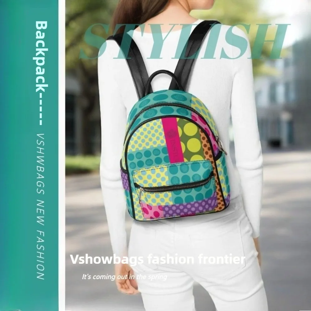 Sales Pu Backpack Large Capacity Casual Outing Travel Bag