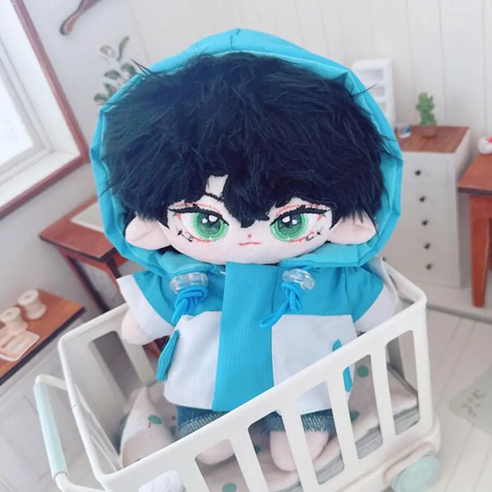 20CM Doll Clothes Fashion Tops Casual Coat Sportswear Adjustable Hoodies  For Idol Dolls Accessorie Cotton Stuffed Toys Clothing