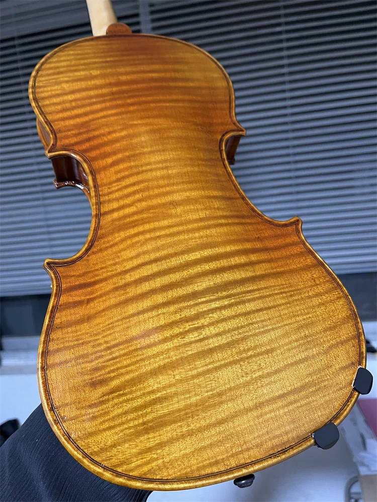 

Special One-piece 5-String Violin Stradivarius Copy Hand Made 4/4 Violin كمان 바이올린 Instrument w/ violin case 4/4 V212