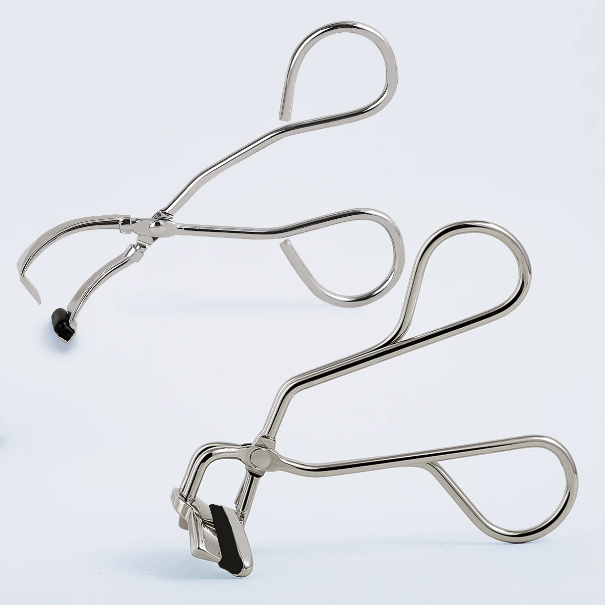 مجموعة أدوات تجعيد الرموش المحمولة، أداة تجعيد الرموش المصنوعة من الفولاذ المقاوم للصدأ ذات الزاوية الواسعة، وتجعيد الرموش وتمديدها #5