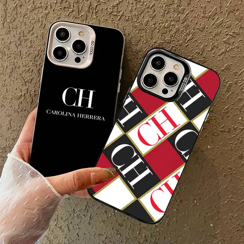 Funda de Teléfono con Diseño de Carolina Herrera para iPhone 17 16 15 14 13 12 11 Pro Max Plus Pro