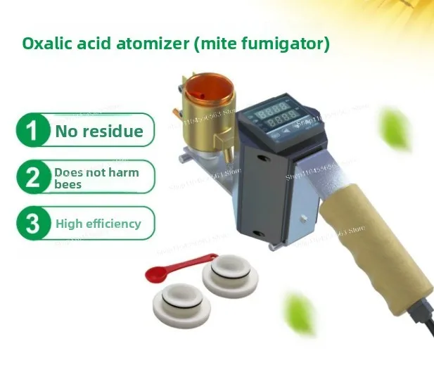 Digital oxalic acid vapor generator, honeycomb-style mite elimination, highly effective beekeeping treatment tool