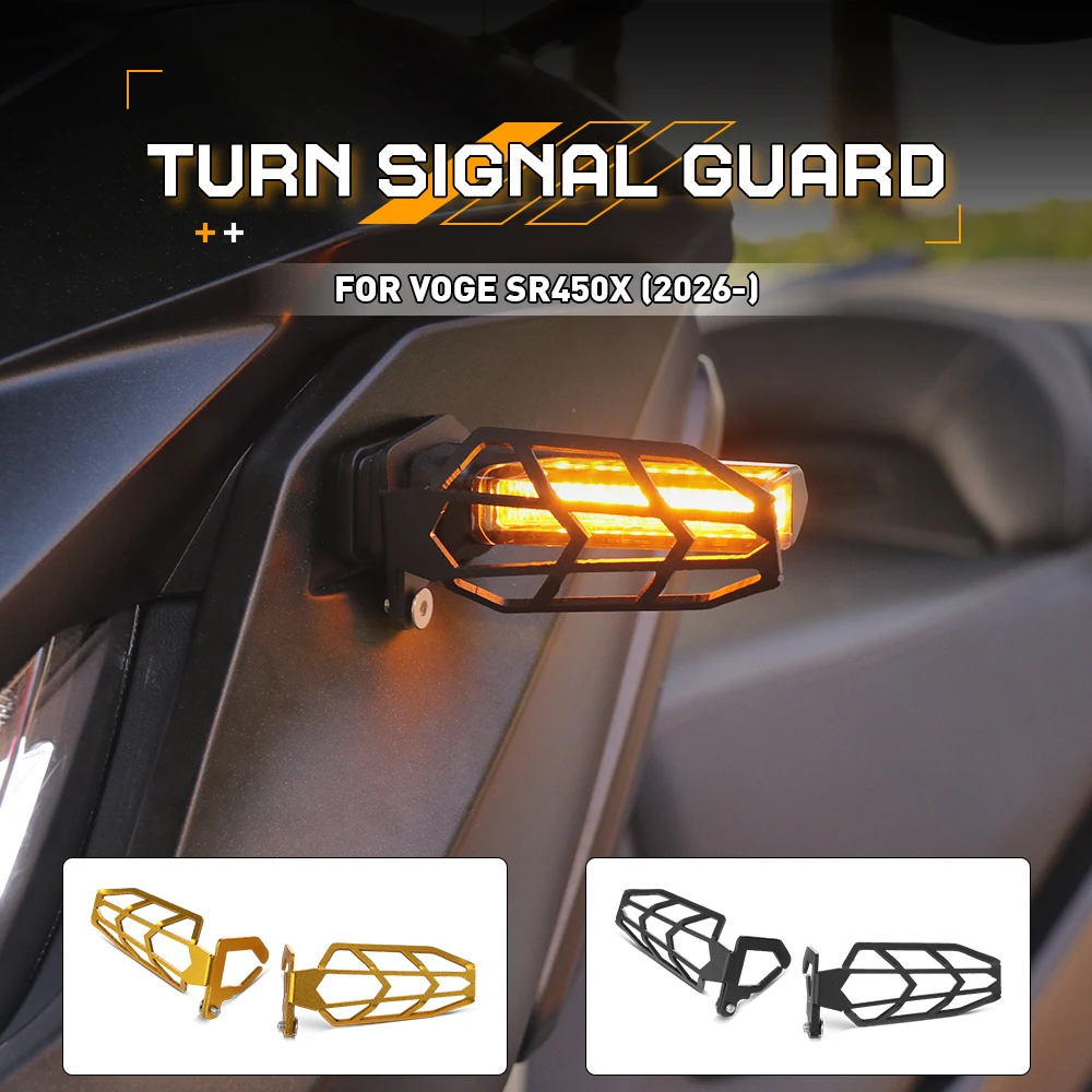 For VOGE SR450X SR450 SR 450 X 2026 Motorcycle Accessories Turn Signal Light Protector Aluminum Auxiliary Light Protection Guard