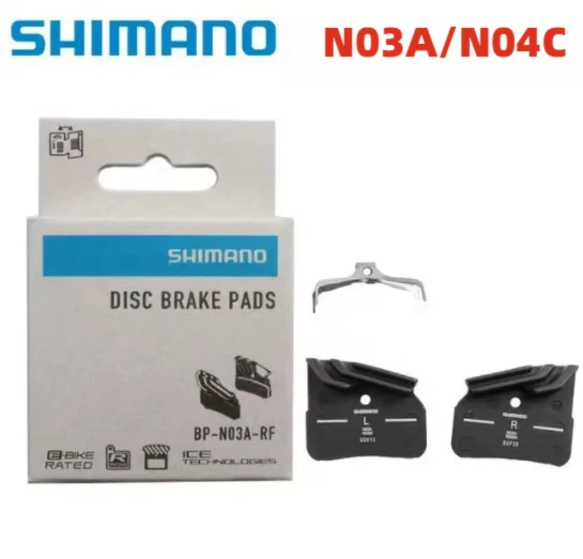 SHIMANO N03A N04C D03S Pads DEORE XTR DEORE N03A N04C Cooling Fin Ice Tech Brake Pad Mountain M9120 M7120 M8120 Brake Pad