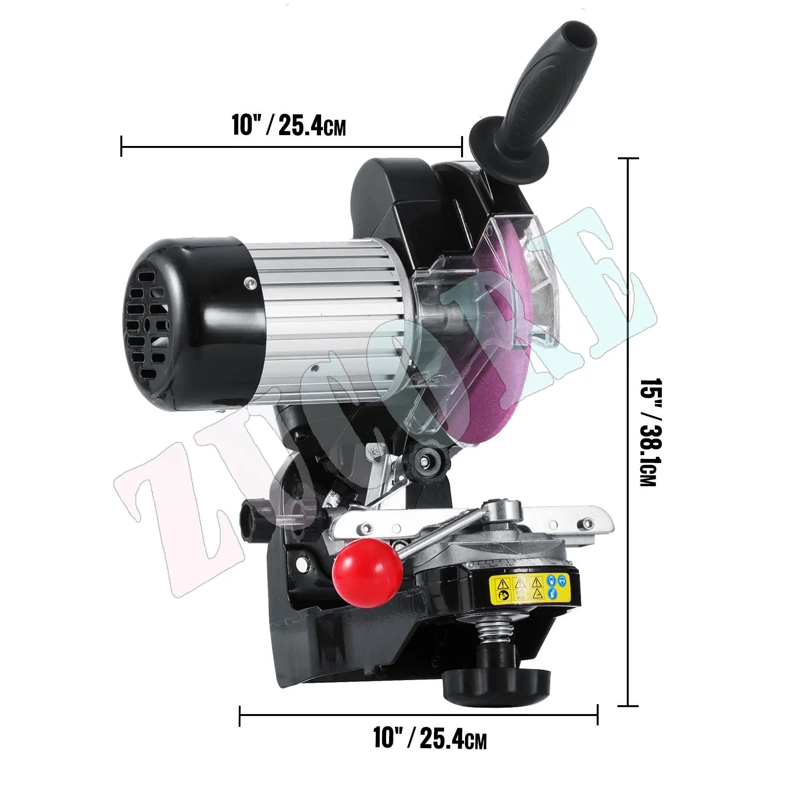 Chainsaw Sharpener 230W Professional Chain Grinding Machine Multi-Angle Chain Grinder 3000RPM Electric Chainsaw Blade Sharpener