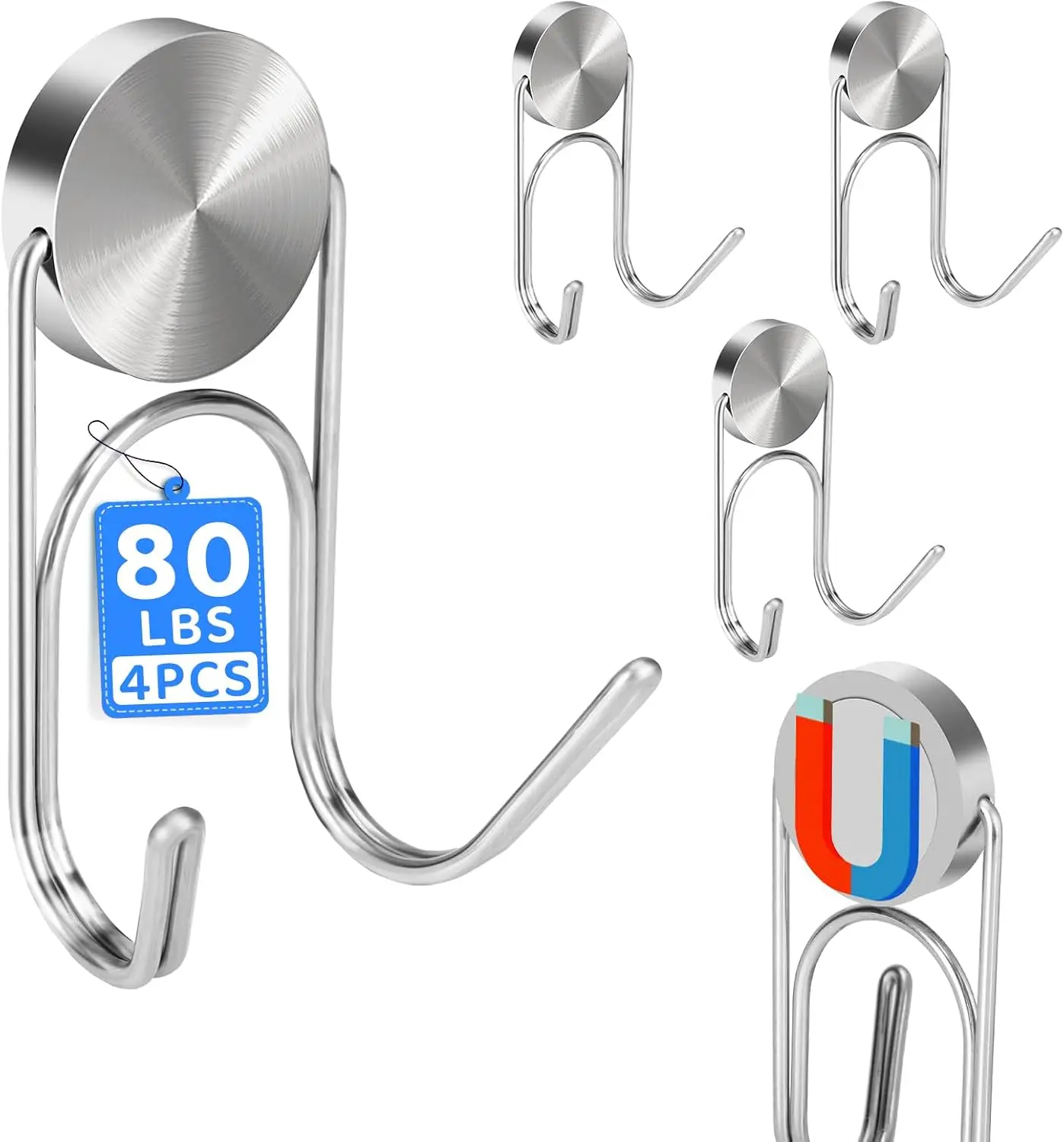 Magnetischer Haken, Kreuzfahrtskabine, Schiffsutensilien, Magnethaken, robust, starke Magnete, Kühlschrank, Kühlschrank, Aufhänger, Aufbewahrungshalter, Haken