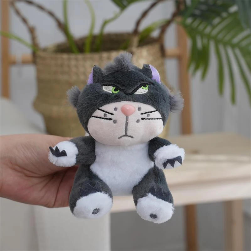 Disney Lucifer the Cat Plush Toy Cartoon Doll Keychain Bag Pendant Funny Toy Doll Children's Birthday Christmas Gift