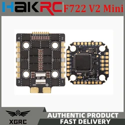 HAKRC F722 V2 mini Stack F722 Mini kontroler lotu Dual BEC W/35/40/60/65A 4w1 ESC DShot150/300/600/1200 PWM dla drona FPV