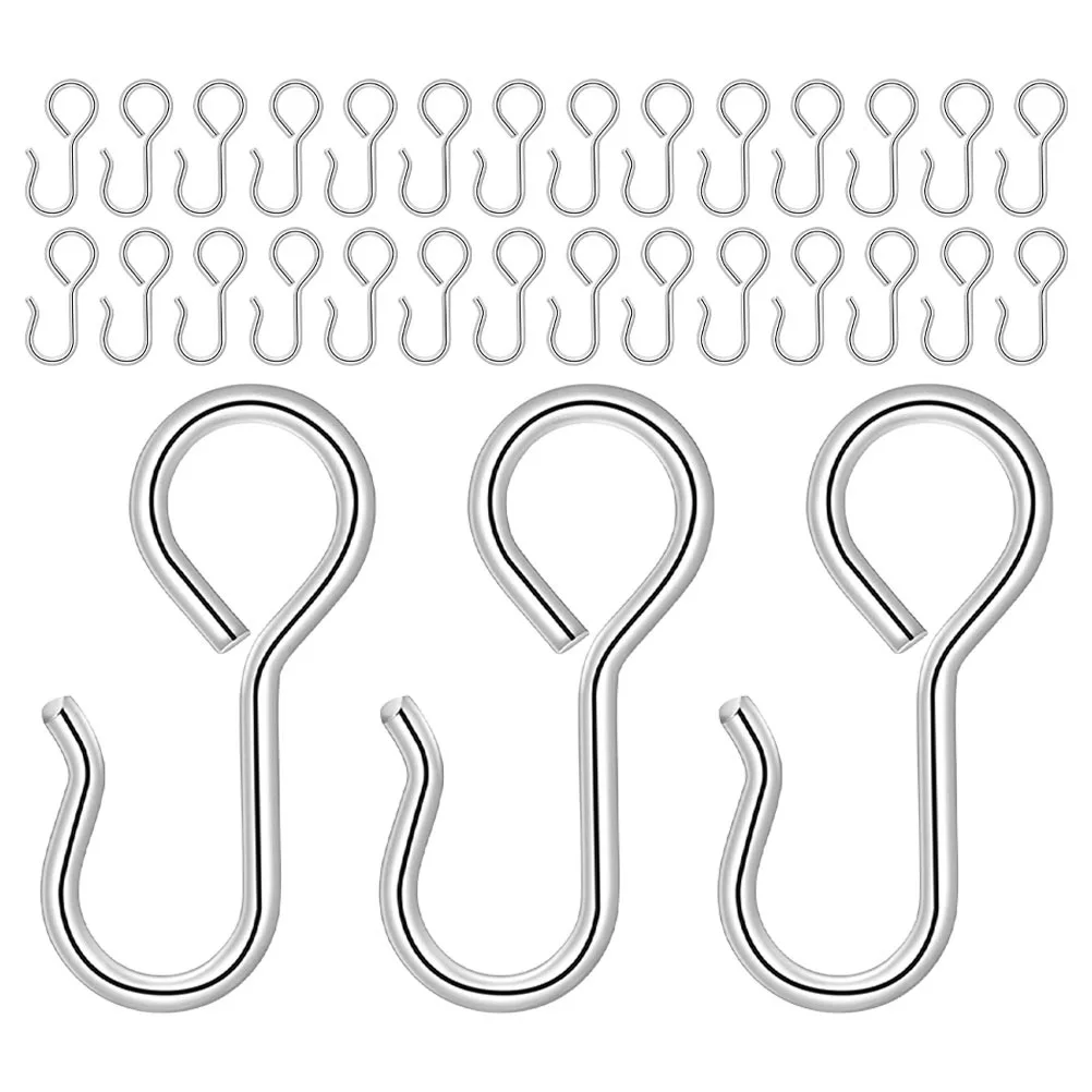 

50Pcs Car Seat Headrest Hooks Metal Fixing Clips for Seat Covers Efficient Space Management Rust Resistant Car Seatback Storage