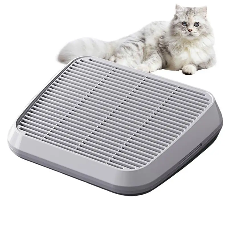 

Litter Box Ramp Cat Ramp For Litter Box Anti Tracking Trapper Tray With Filter Function Non Slip Double Layer Pet Supplies For