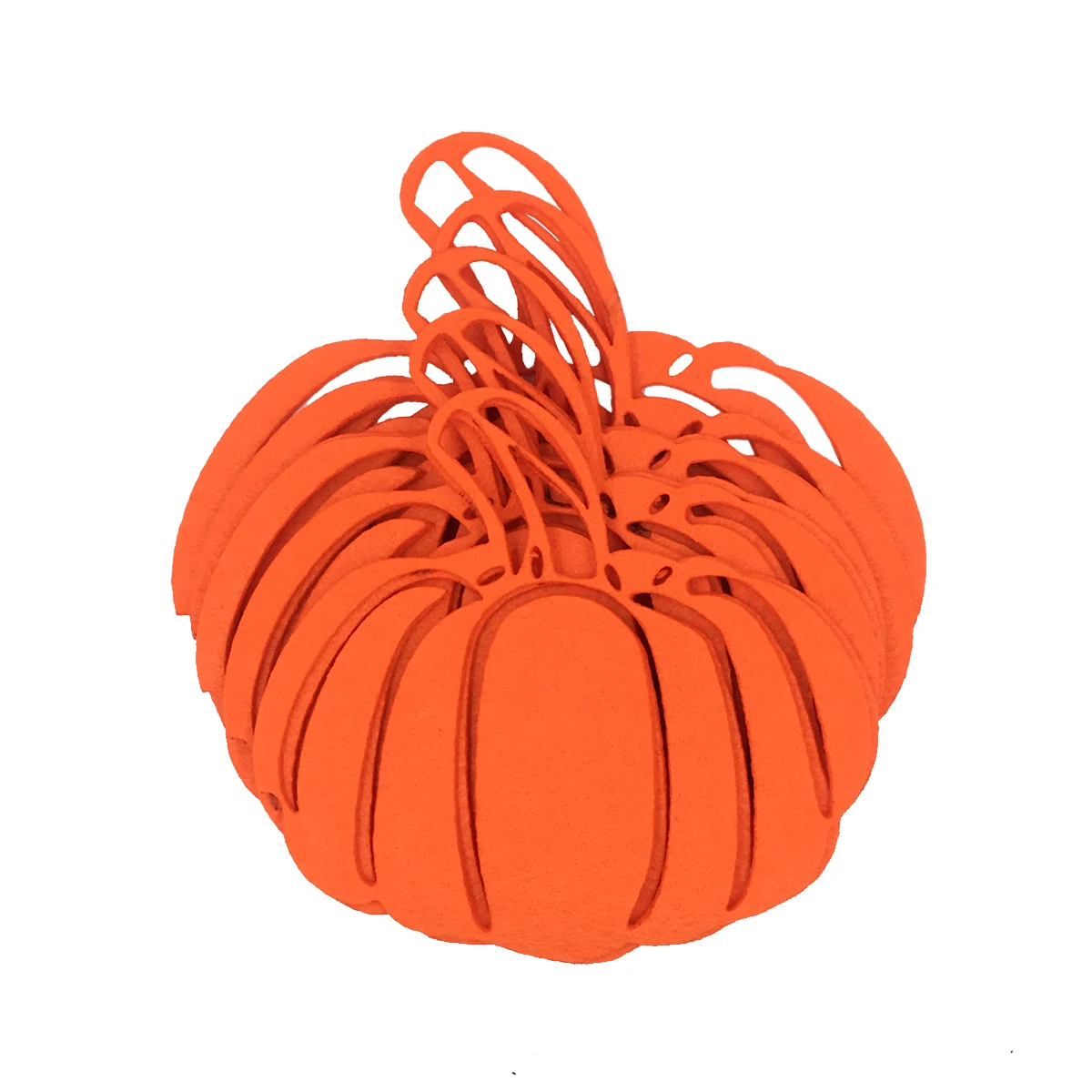 

Pumpkin Bunting ange Pumpkin Banner Hanging Party Banner Felt Thickened Halloween Halloweens Decoration DIY Wall Window