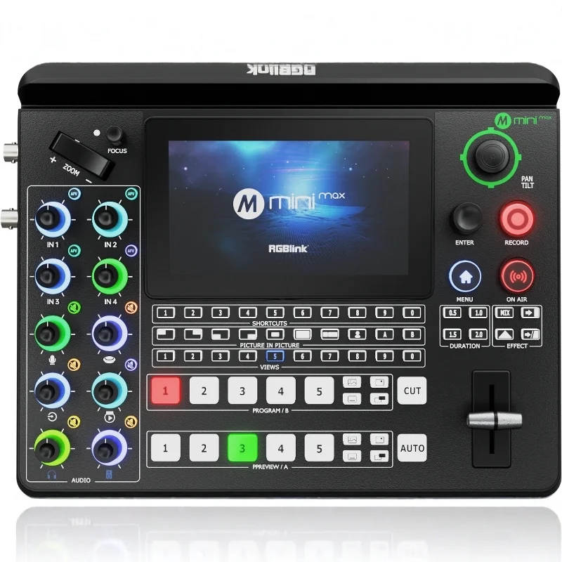 Shicheng RGBlink mini-mx SDI ten-channel guide station supports vertical screen live broadcast 4K 60P recording