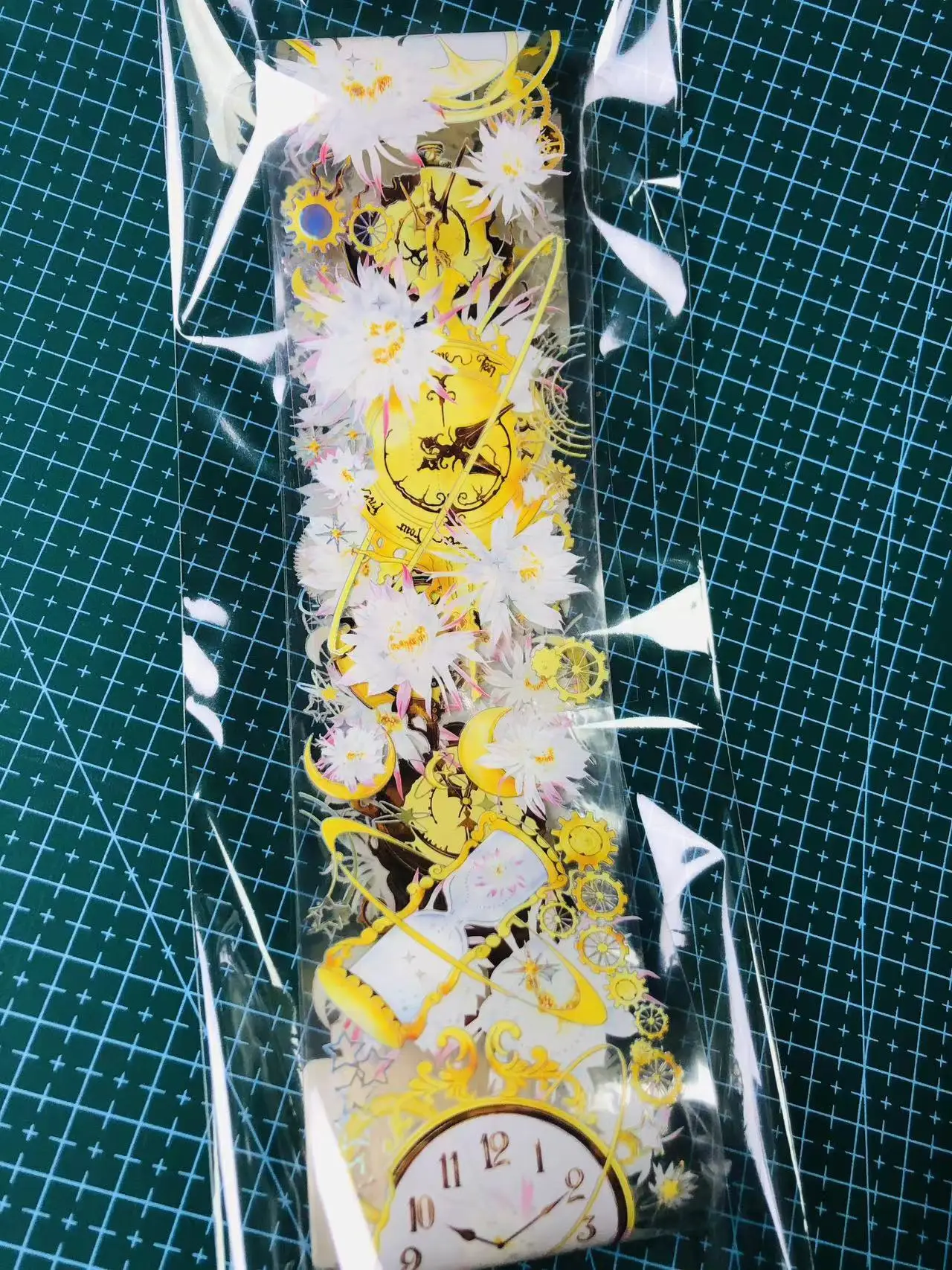 10.16 Stock Clear – 1 Loop Flower Girl Washi Shiny PET Tape